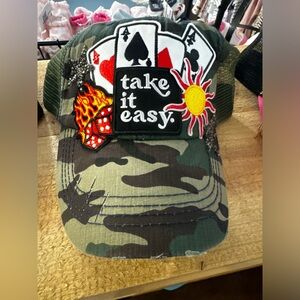 Patch work baseball cap